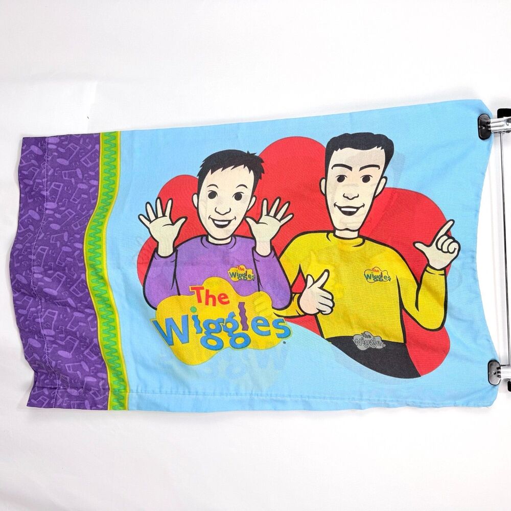 The Wiggles 2003 Dan River Pillowcase Greg, Jeff, Murray, Anthony,